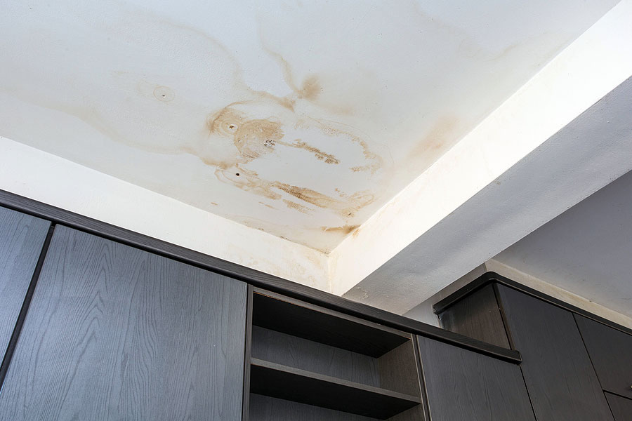 Water Damage from Leaky Roof