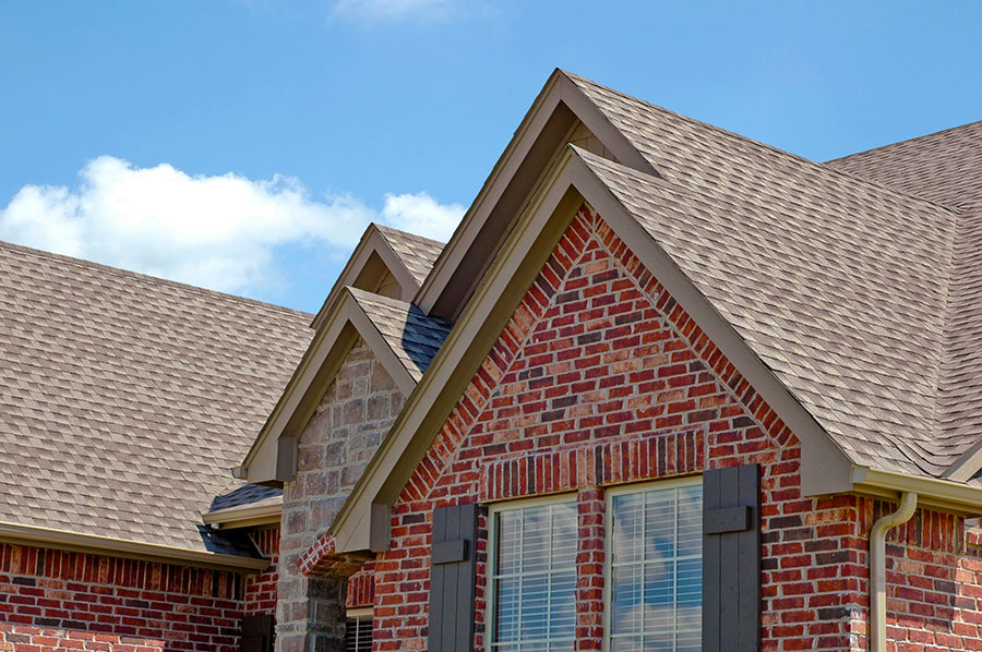 ShingleRoofHome House with New Shingle Roof