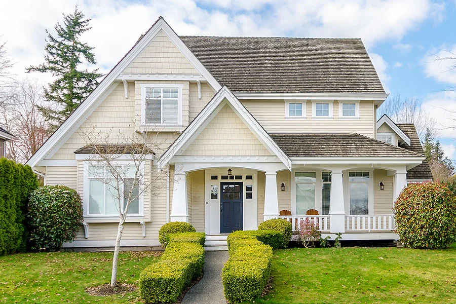 Pretty House with New Siding