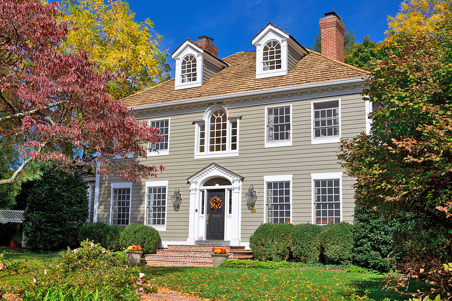 Home with Beautiful Professional Siding