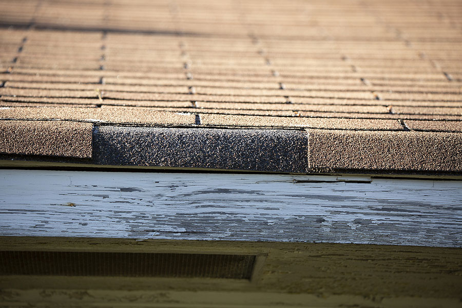 Roof with a Missing Shingle