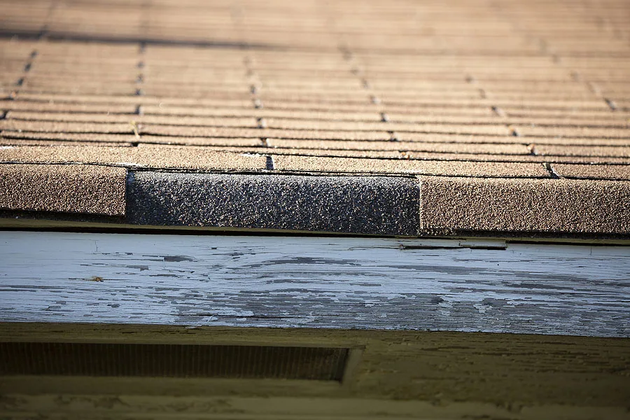 Roof with a Missing Shingle