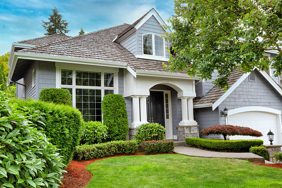 Cedar-Shake-Shingles Home with Cedar Shake Shingles