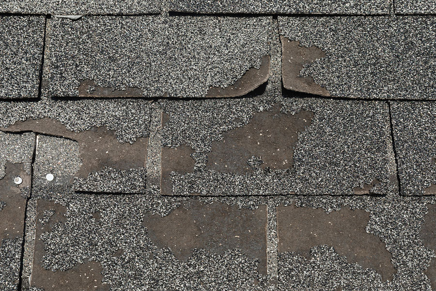 Damaged Roofing Shingles
