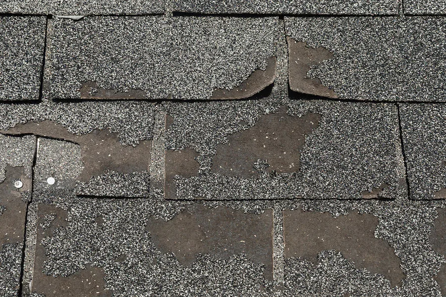 Damaged Roofing Shingles